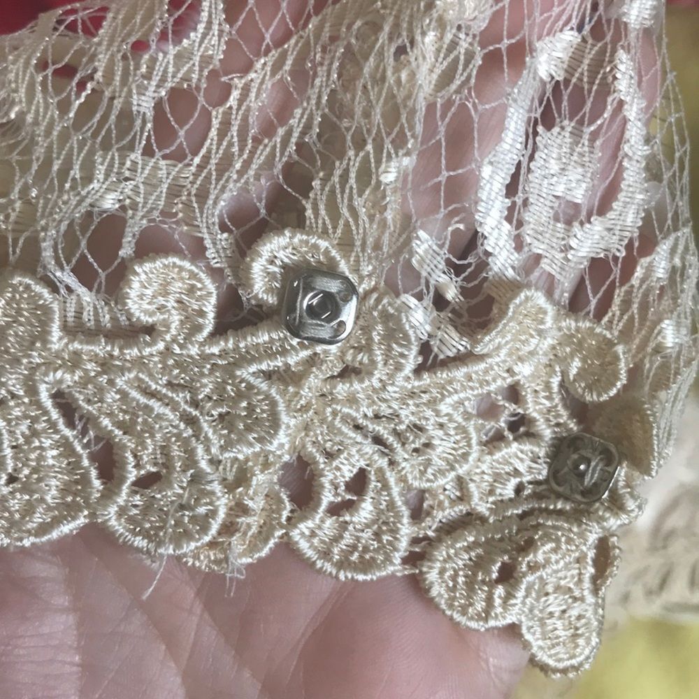 Alicia Maxi Lace Vintage Dress sz 16 - Picture 8 of 9